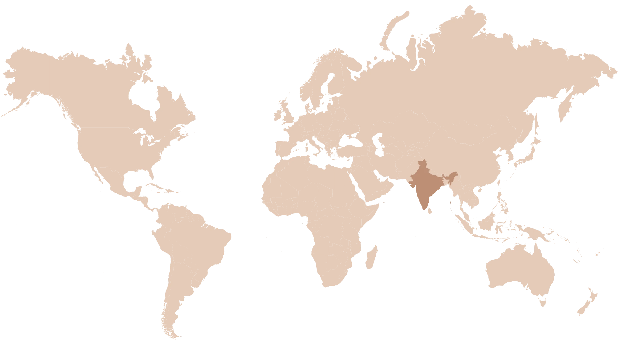 Blue Oakleaf geographic range map