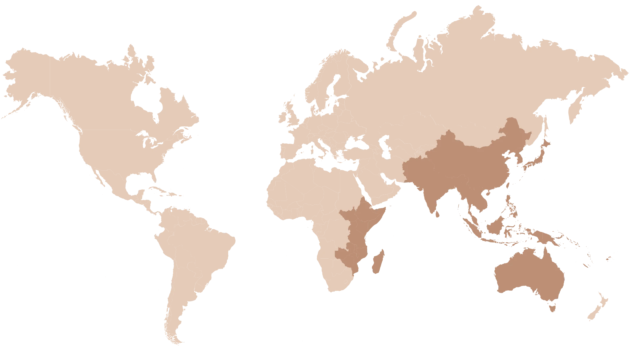 Great Eggfly geographic range map