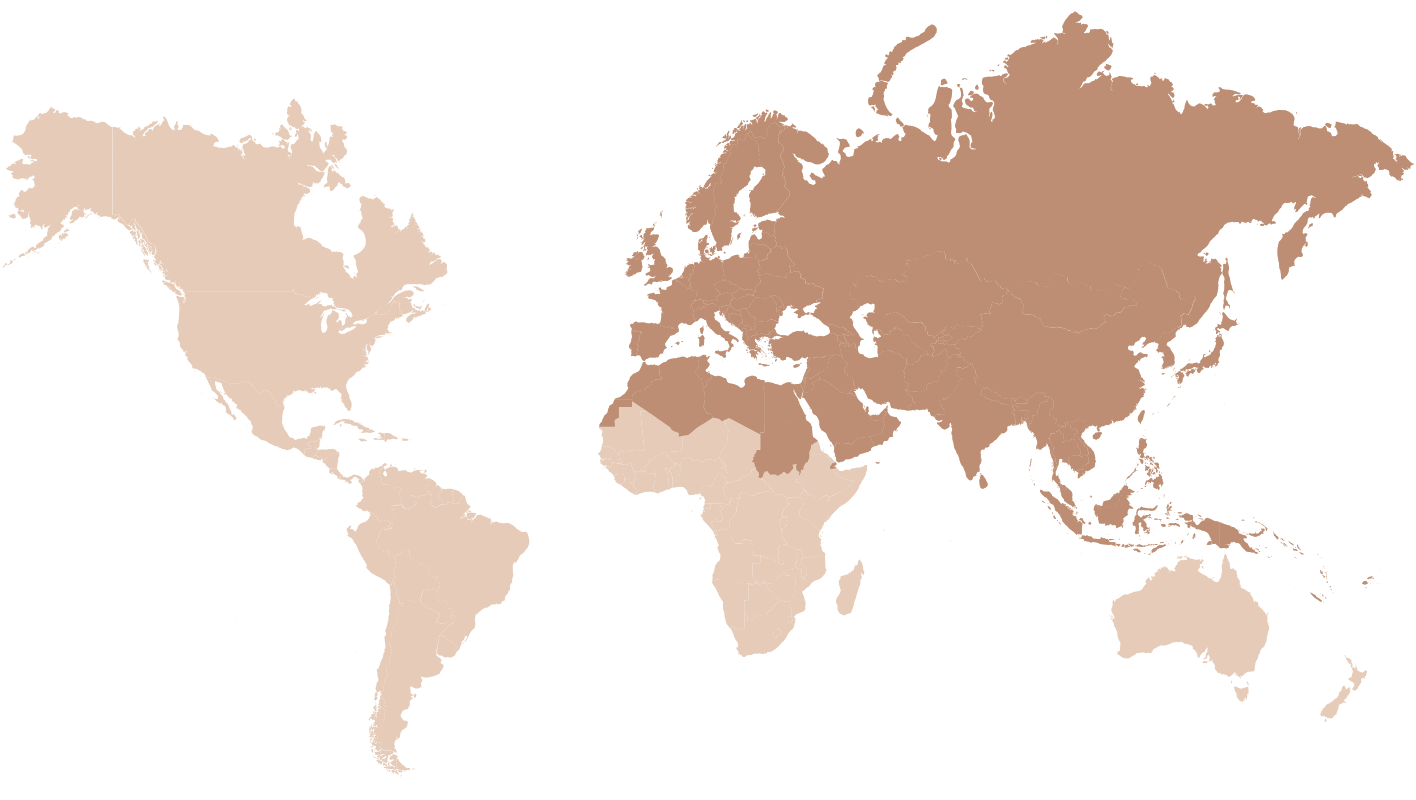 Common Kingfisher geographic range map